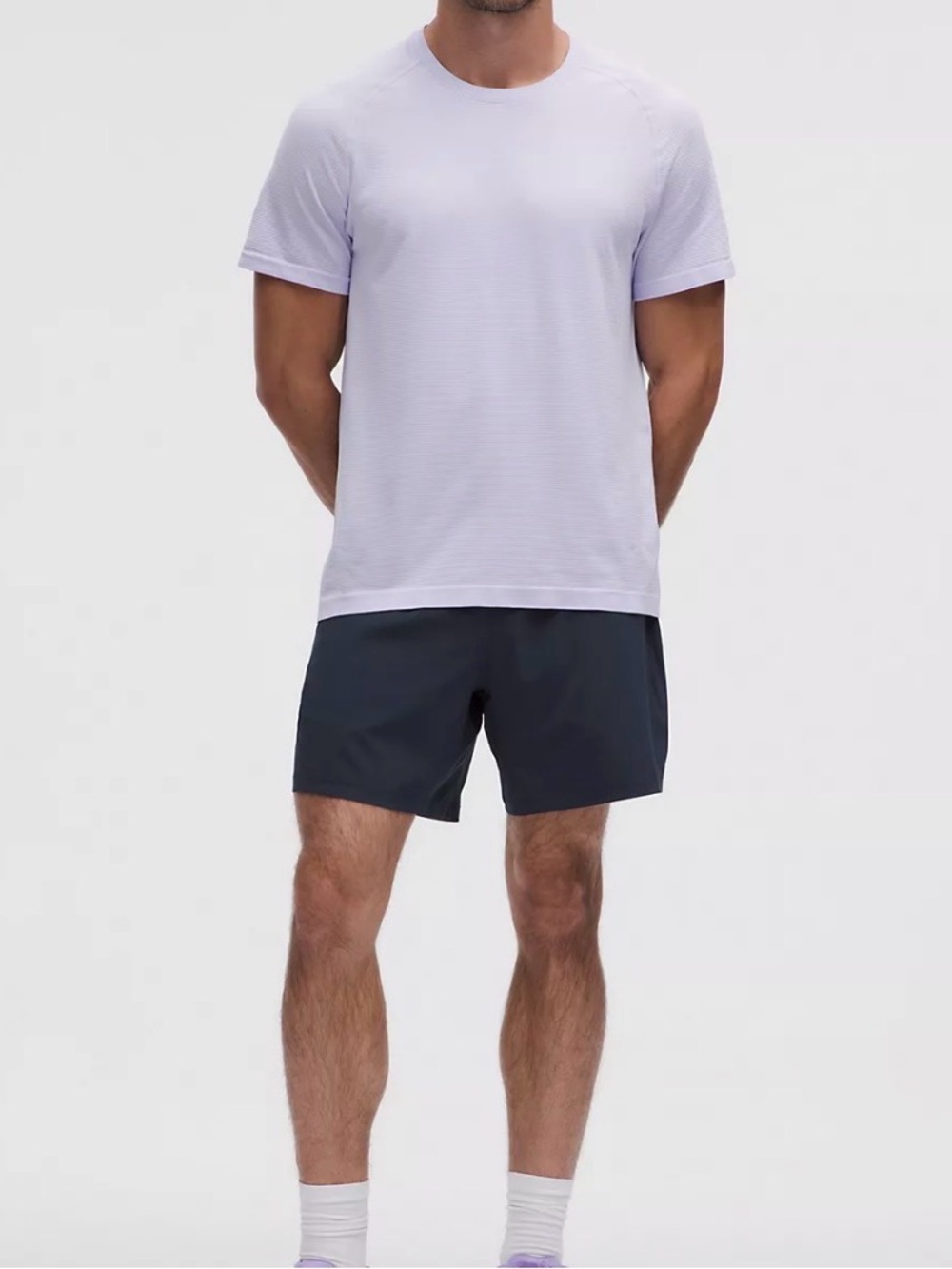 Men's Pace Breaker w/Liner Short 7" Navy Blue